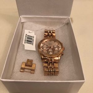 NORDSTROM ROSE GOLD LINK WATCH